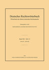 Buchcover Deutsches Rechtswörterbuch