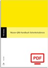 Buchcover Muster-QM-Handbuch Sicherheitsdienste (E-Book,PDF)