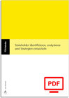 Buchcover Stakeholder identifizieren, analysieren und Strategien entwickeln (E-Book, PDF)
