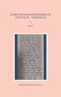 Buchcover Subsumtionswörterbuch Deutsch - Türkisch