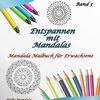 Buchcover Entspannen mit Mandalas - Mandala Malbuch für Erwachsene - Band 5
