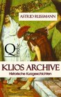 Buchcover Klios Archive