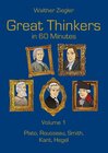 Buchcover Great Thinkers in 60 Minutes - Volume 1