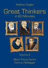 Buchcover Great Thinkers in 60 Minutes - Volume 2