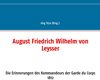 Buchcover August Friedrich Wilhelm von Leysser