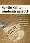 Buchcover Nur die Hälfte wurde mir gesagt