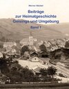 Buchcover Beiträge zur Heimatgeschichte Geisings und Umgebung