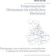 Buchcover Vorgermanische Ortsnamen im nördlichen Rheinland