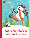 Buchcover 600 Sudoku - Frohe Weihnachten