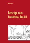 Buchcover Beiträge zum Erzählteil, Band II