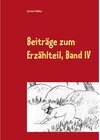 Buchcover Beiträge zum Erzählteil, Band IV