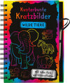 Buchcover Kunterbunte Kratzbilder: Wilde Tiere