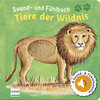Buchcover Sound- und Fühlbuch Tiere der Wildnis (mit 6 Sound- und Fühlelementen)