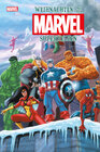 Buchcover Weihnachten mit den Marvel-Superhelden