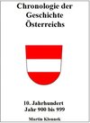 Buchcover Chronologie Österreichs 10