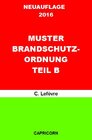 Buchcover Betriebliches Notfallmanagement / Muster Brandschutzordnung B DIN 14096