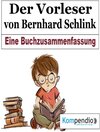 Buchcover Der Vorleser von Bernhard Schlink