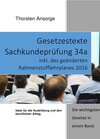 Buchcover Gesetzestexte Sachkundeprüfung 34a