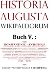 Buchcover Historia Augusta Wikipaedorum / Historia Augusta Wikipaedorum Buch V.