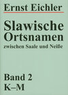 Buchcover Slawische Ortsnamen zwischen Saale und Neisse. Ein Kompendium