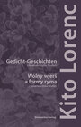 Buchcover Gedicht-Geschichten Wólny wjerš a formy ryma