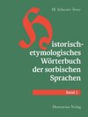 Buchcover Historisch-etymologisches Wörterbuch der sorbischen Sprachen