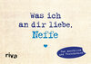 Buchcover Was ich an dir liebe, Neffe – Miniversion