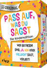 Buchcover Pass auf, was du sagst – Die Kinderedition