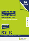 Buchcover Original-Prüfungen Mathematik II/III Realschule 2022 Bayern