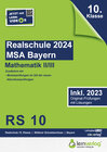 Buchcover Original-Prüfungen Realschule Bayern 2024 Mathematik II/III