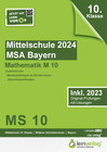 Buchcover Original-Prüfungen Mittelschule Bayern 2024 M10 Mathematik