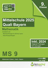 Buchcover Original-Prüfungen Mittelschule Bayern 2025 Quali Mathematik