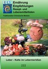 Buchcover Ernährung - TCM - Leber - Kälte im Lebermeridian