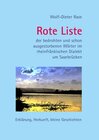 Buchcover Rote Liste der bedrohten und schon ausgestorbenen Wörter im rheinfränkischen Dialekt um Saarbrücken