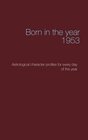 Buchcover Born in the year 1953