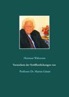 Buchcover Verzeichnis der Veröffentlichungen von Prof. Dr. Martin Gimm