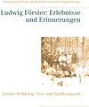 Buchcover Ludwig Förster: Erlebnisse und Erinnerungen