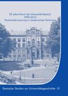 Buchcover 25 Jahre Konzil der Universität Rostock 1990-2015