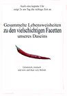 Buchcover Gesammelte Lebensweisheiten