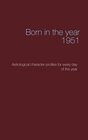 Buchcover Born in the year 1951