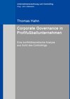 Buchcover Corporate Governance in Profifußballunternehmen