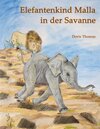 Buchcover Elefantenkind Malla in der Savanne