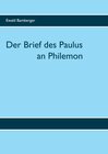 Buchcover Der Brief des Paulus an Philemon