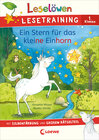 Buchcover Leselöwen Lesetraining 1. Klasse - Ein Stern für das kleine Einhorn
