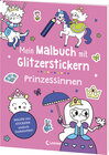 Buchcover Mein Malbuch mit Glitzerstickern - Prinzessinnen