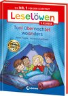 Buchcover Leselöwen 1. Klasse - Toni übernachtet woanders