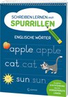 Buchcover Schreiben lernen mit Spurrillen - Englische Wörter