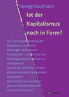 Buchcover Ist der Kapitalismus noch in Form?