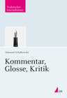 Buchcover Kommentar, Glosse, Kritik