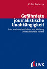 Buchcover Gefährdete journalistische Unabhängigkeit